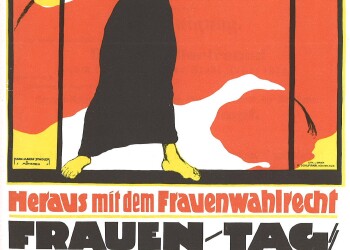 Plakat zum Frauentag im Jahr 1914