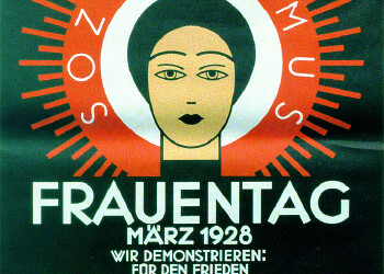 Plakat zum Frauentag, 1928